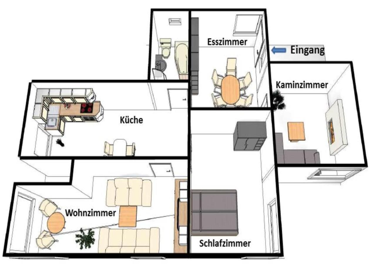 Ferienwohnung Deutschmann Dahlen Eksteriør billede